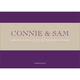 Purple Blissful Love Photo Save the Date Cards Image 2 of 6